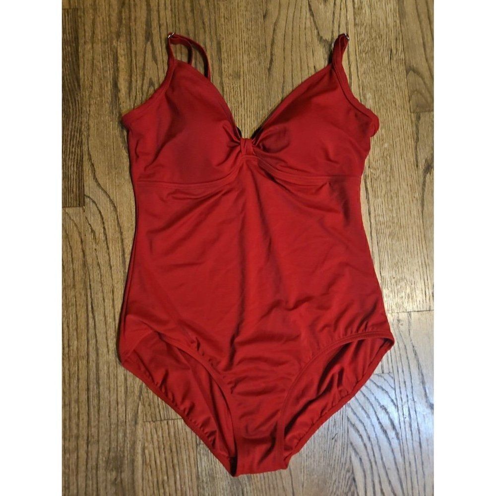 Jantzen Slimming One-Piece Swimsuit Women's Size 16